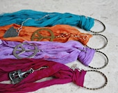 Sari silk tassels lot Long boho bulk tassel pendant set for jewelry necklace or bohemian bag tote purse pendant with lucky charms