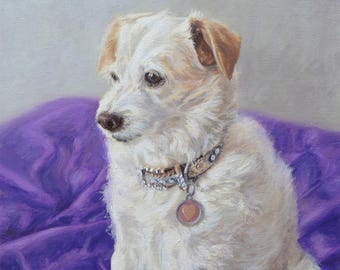 Pet portrait | Custom pet portrait | Pet portrait painting | Pet gift | Dog | Cat | Pet painting | Cat gift | Dog gift | Oil painting canvas