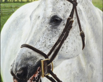 Horse painting | Horse Portrait | Horse gifts | Horse | Horse art | Horse portrait painting | Oil painting | Horse memorial | Christmas