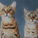 see more listings in the Cat portrait paintings section