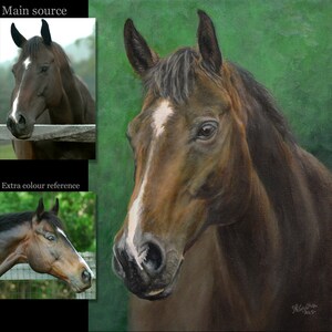 Horse painting | Horse Portrait | Horse gifts | Horse | Horse art | Horse portrait painting | Oil painting | Horse memorial | Christmas image 2