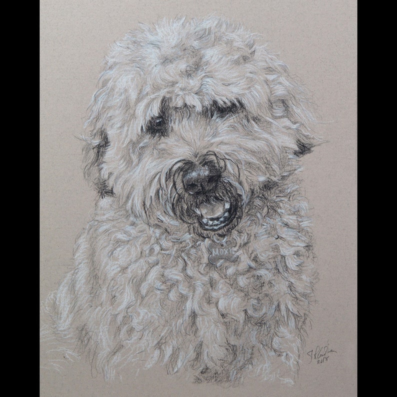 Dog painting ON CANVAS 50/% DEPOSIT Custom dog portrait Handmade Custom pet portrait. Pet portrait