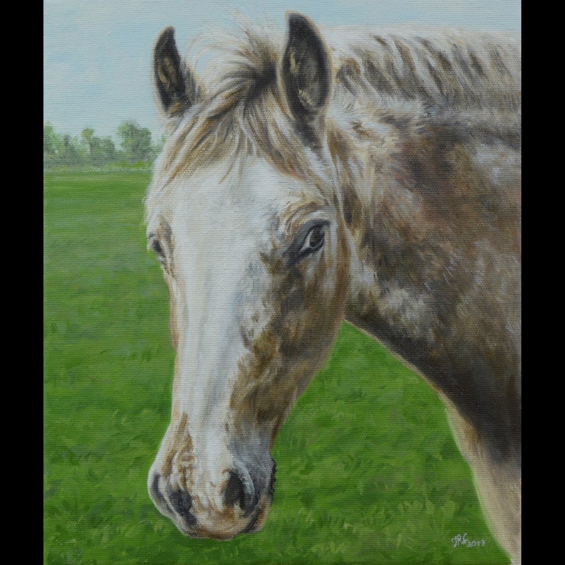 Horse painting | Horse Portrait | Horse gifts | Horse | Horse art | Horse portrait painting | Oil painting | Horse memorial | Christmas image 5