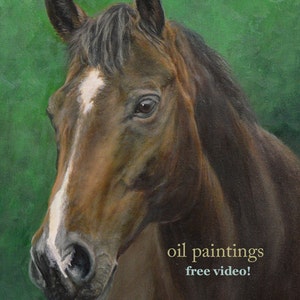 Horse painting | Horse Portrait | Horse gifts | Horse | Horse art | Horse portrait painting | Oil painting | Horse memorial | Christmas image 1