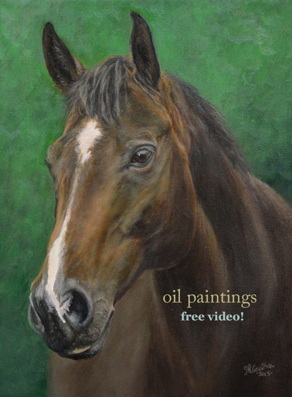 Horse painting | Horse Portrait | Horse gifts | Horse | Horse art | Horse portrait painting | Oil painting | Horse memorial | Christmas