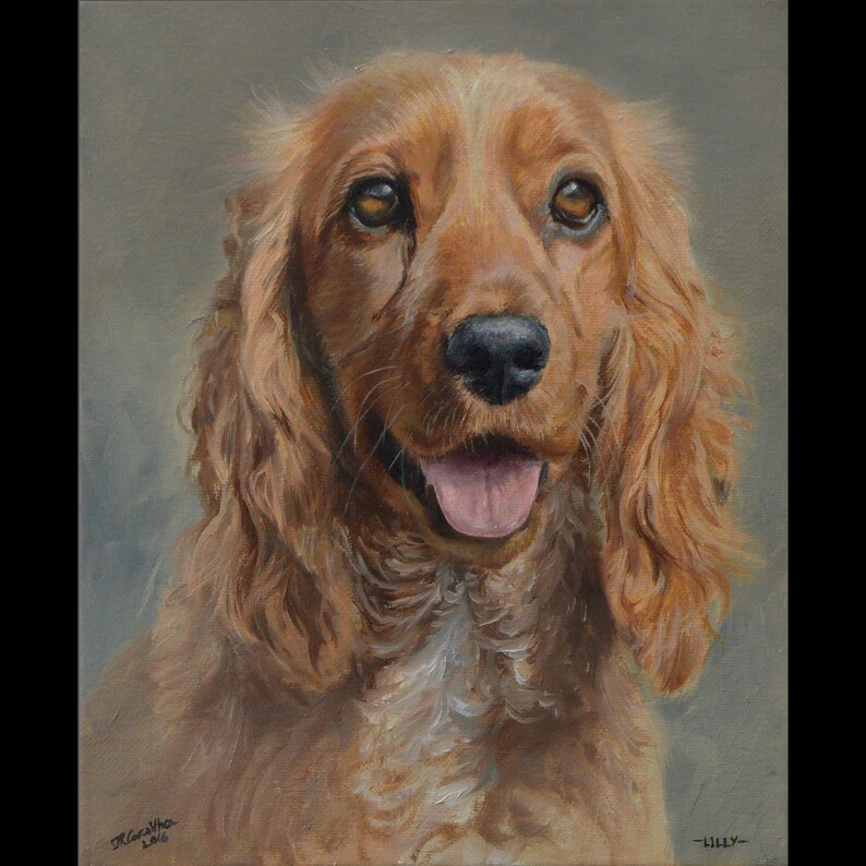 Dog painting ON CANVAS 50/% DEPOSIT Custom dog portrait Handmade Custom pet portrait. Pet portrait