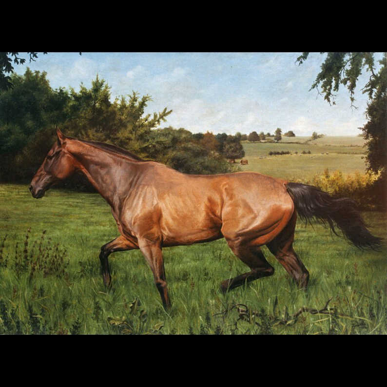 Horse painting | Horse Portrait | Horse gifts | Horse | Horse art | Horse portrait painting | Oil painting | Horse memorial | Christmas image 3