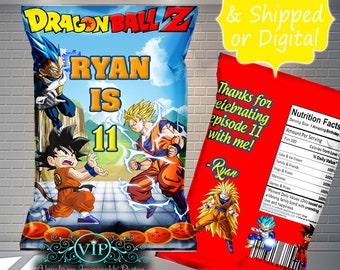 Dragon Ball Z Party Supplies Etsy