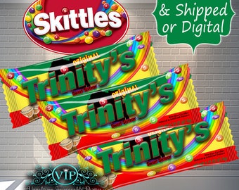 Download Favor Bags Containers Skittle Wrappers Musical Themed Skittle Wrappers Candy Wrappers Digital Printable Potato Chip Bags Skittles Candy Party Favors Games