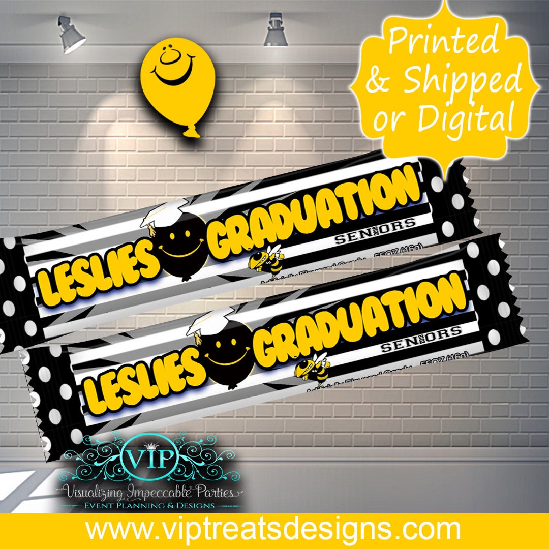 Graduation Themed Airheads - Custom Candy - Party - Graduation