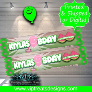 One in a Melon Airheads - Treats- Favors -  Party - 1st Birthday - Digital- Download - Printable - Decorations - Watermelon