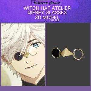 Witch Hat Atelier Qifrey Glasses (Digital File)