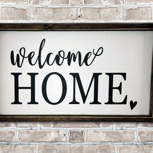 Welcome Home - Wood Sign