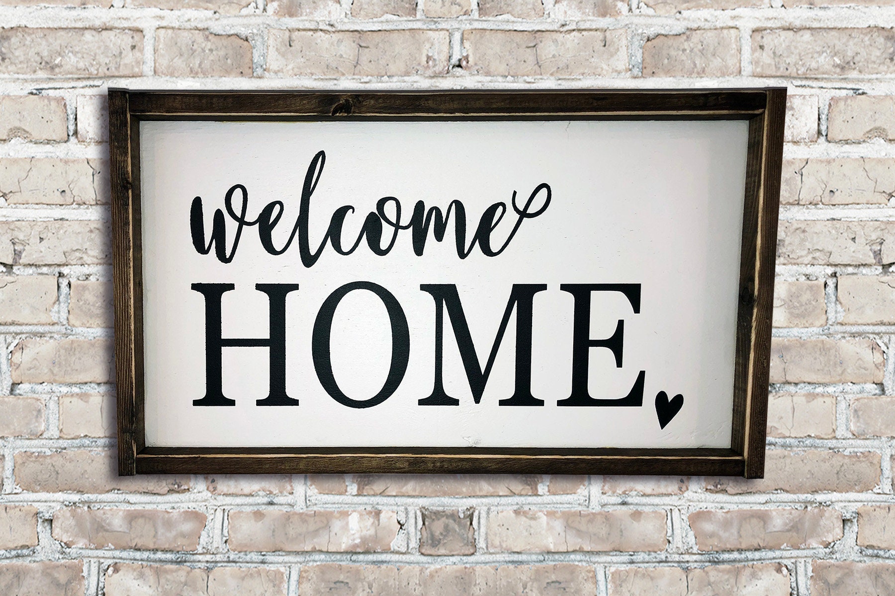 Welcome Home - Wood Sign