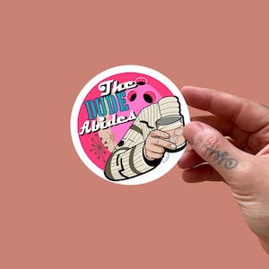 Lebowski The Dude Abides Bowling vinyl sticker