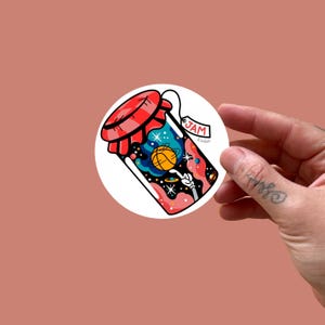 Autocollant vinyle Space Jam Fan Art