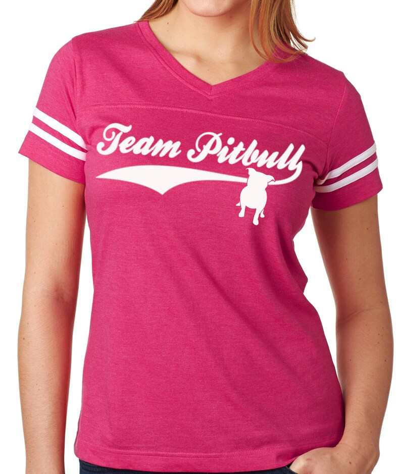 Team Pitbull Women's Pitbull Fan Football Jersey Bully - Etsy