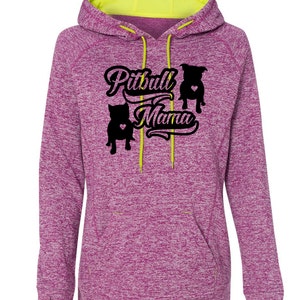 PitBull Mama Women&#39;s Cosmic Contrast Hoodie pitbull hoodie pitbull sweatshirt pit bull hoody bully hoodie pitbull sweater pit bull hoodie