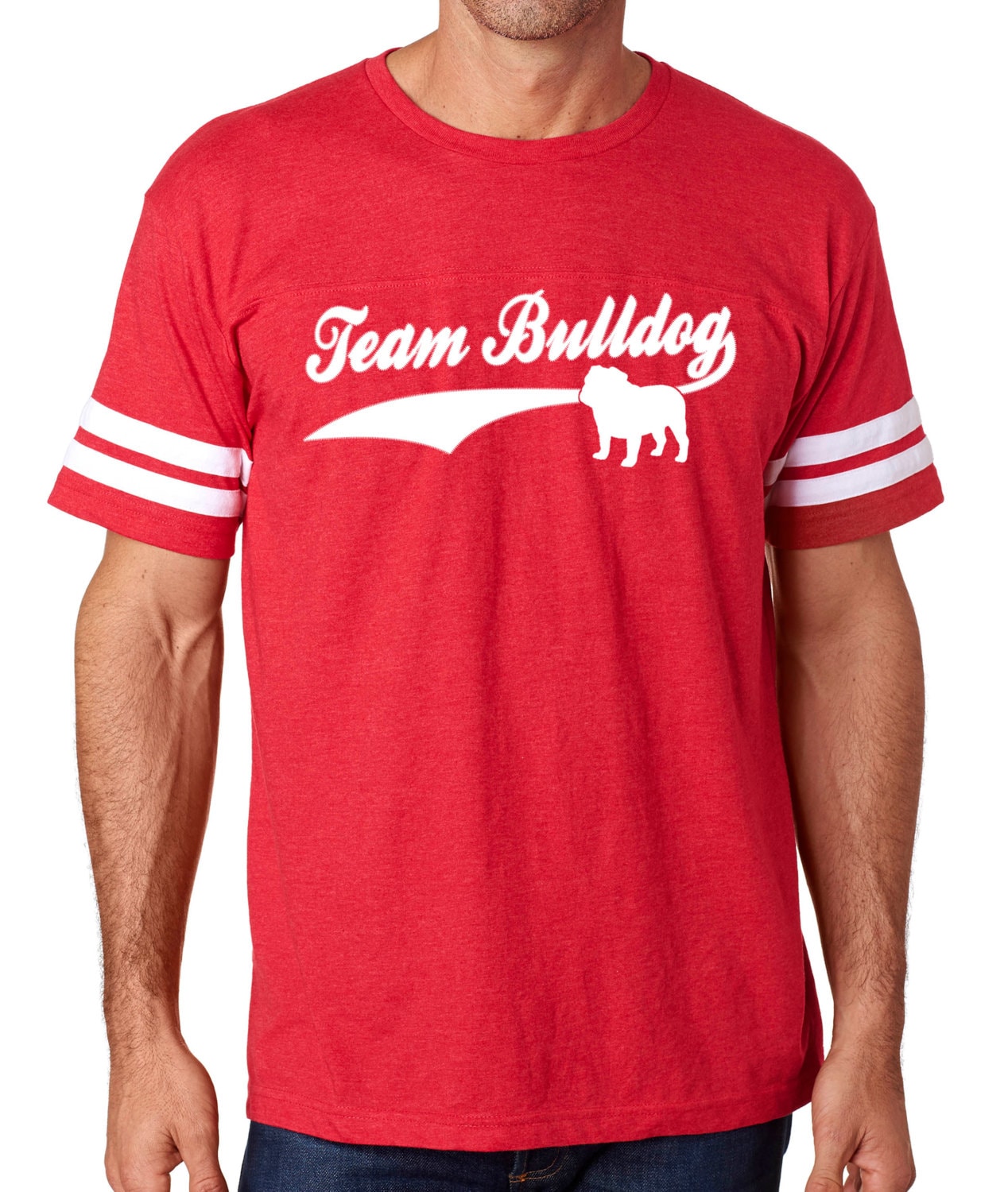 Team Bulldog Men's Football Jersey Shirt Bulldog Shirt Etsy