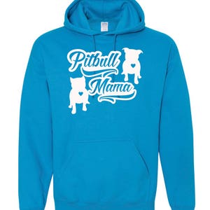 PitBull Mama Unisex Pullover Hoodie pitbull hoodie pit bull clothing pit bull sweater pit bull hoodie bully sweater bully hoodie