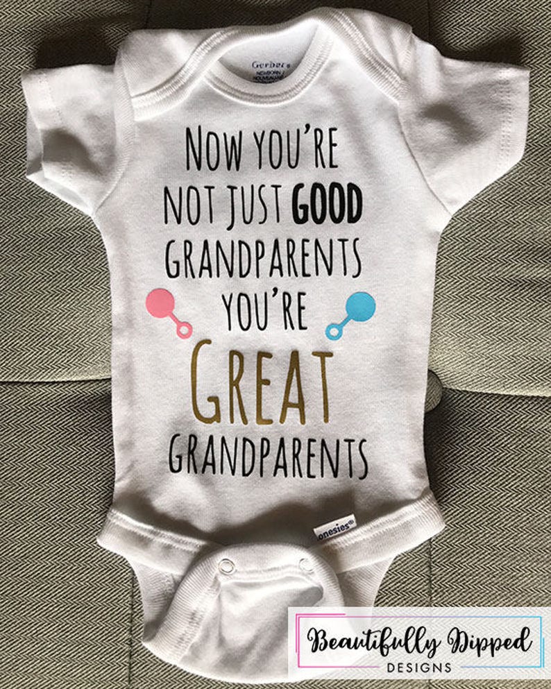 Great Grandparents Pregnancy Reveal Announcement Onesie New Etsy