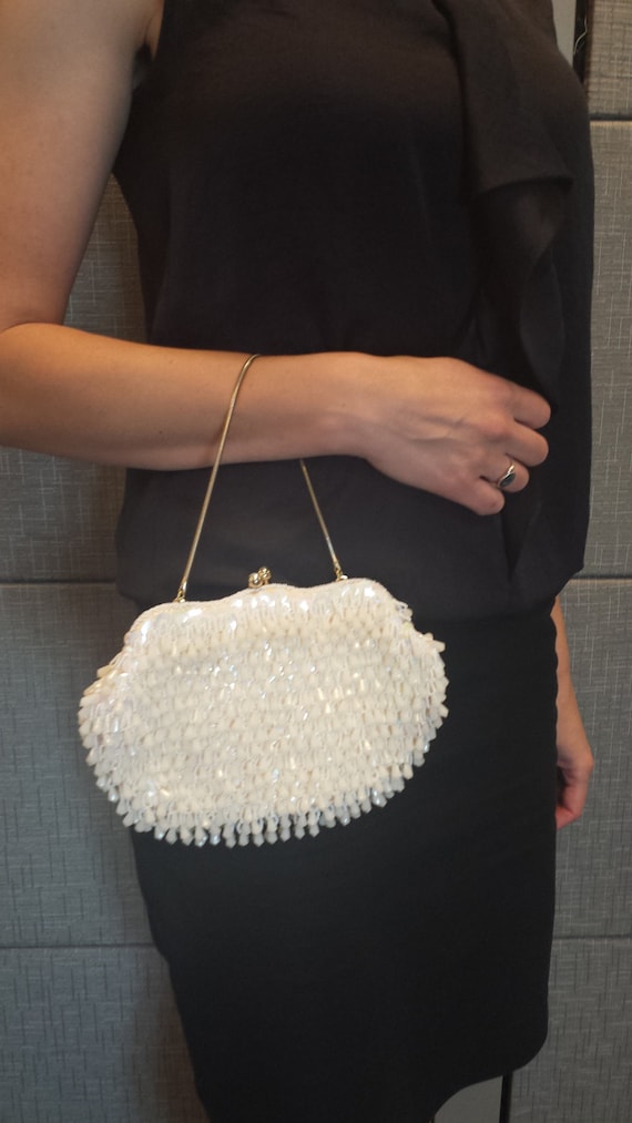 VTG Chandelier Style Bead Bag.  Simply Gorgeous!