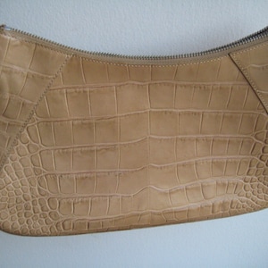 Camel Color Leather Bagette by Monsac
