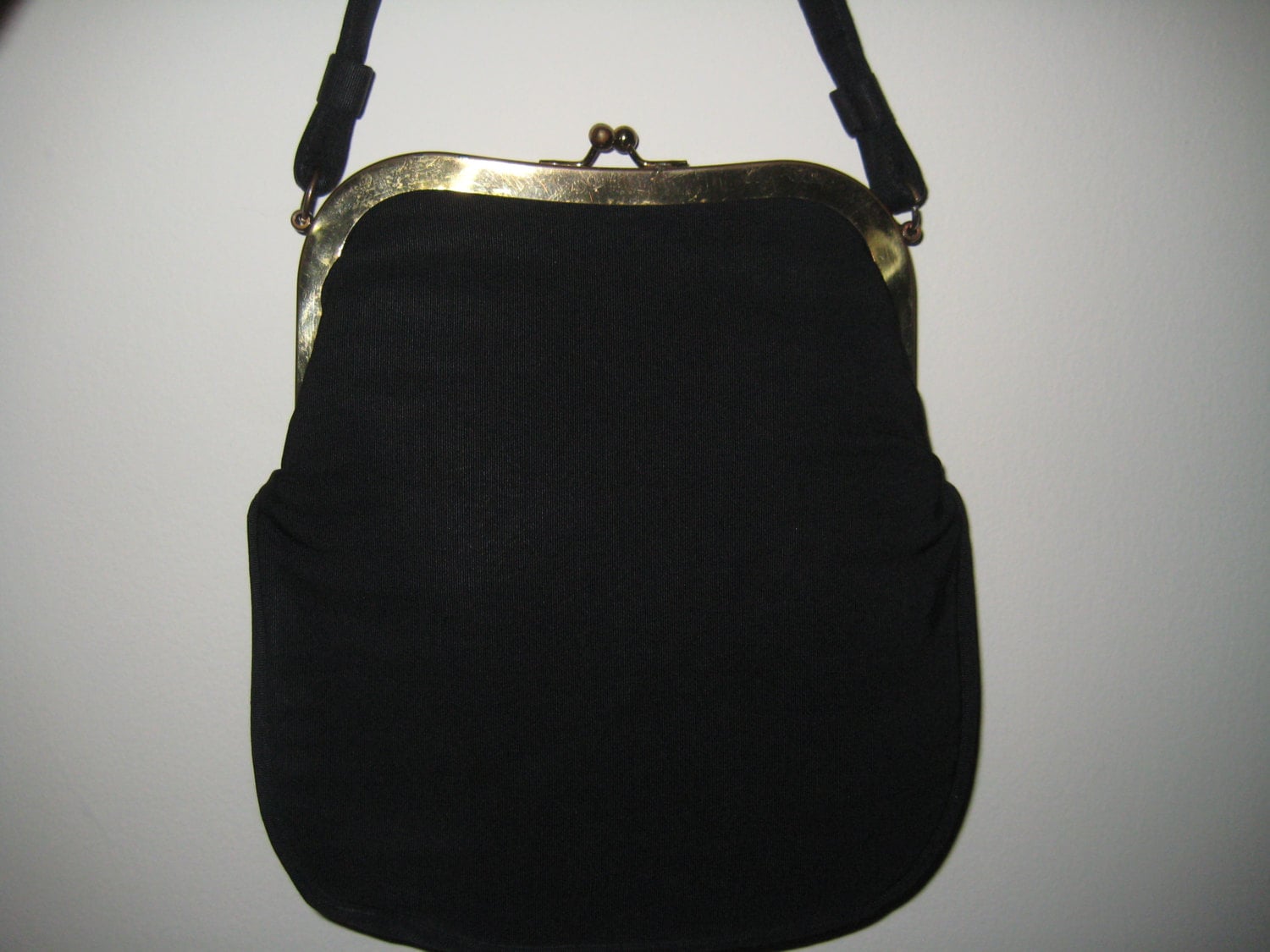 Black Handbag With Bakolite Trim by Garay - Etsy