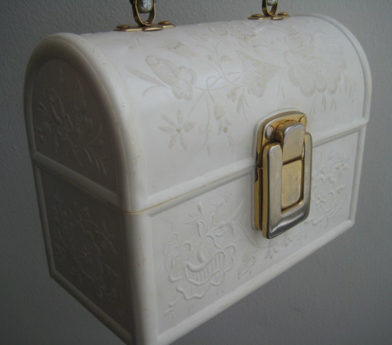 Italian Lucite Lunchbox Handbag - image 2