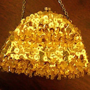 Disco Delight Gold Sequin Bag by Terner&#39;s