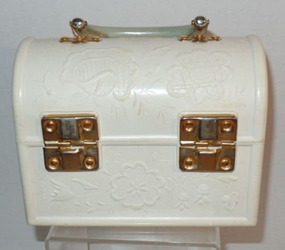 Italian Lucite Lunchbox Handbag - image 4