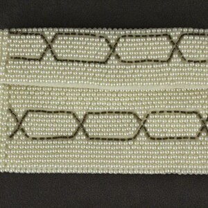 NEW! White Beaded Evening Bag from Japan