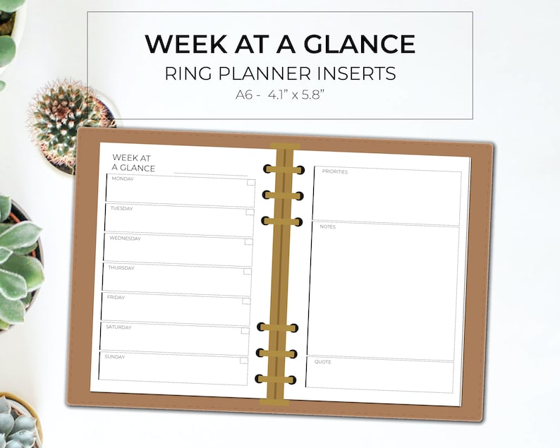 a6-weekly-planner-printable-a6-planner-insert-week-at-a-etsy