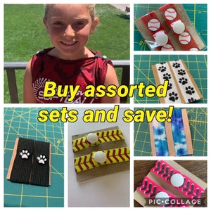 T-Shirt Sleeve Ties: Elastic Sport Bands, Pick Your Set