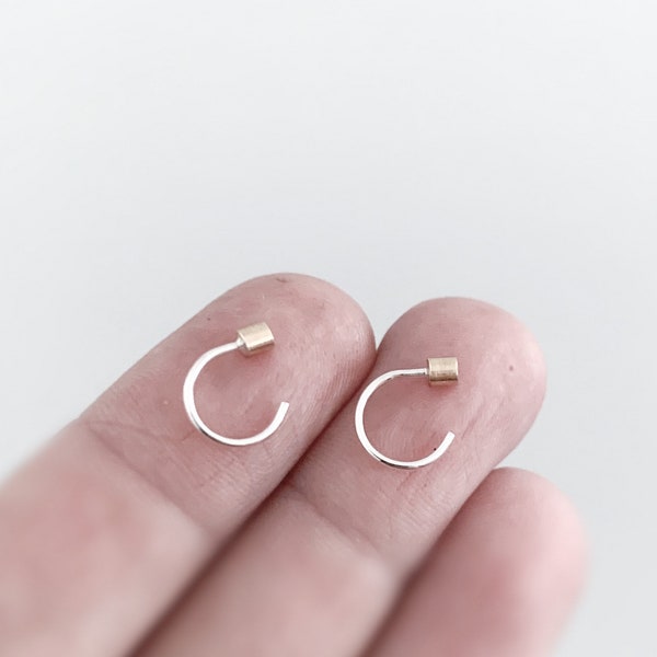 Shorty Hoop Earring - Open Hoop Ear Hugger