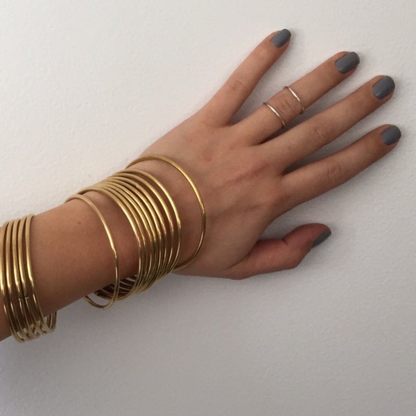 Brass Bangles Etsy