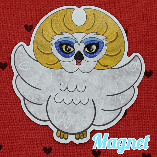 Hedwig Hedwig Mashup Magnet or Sticker