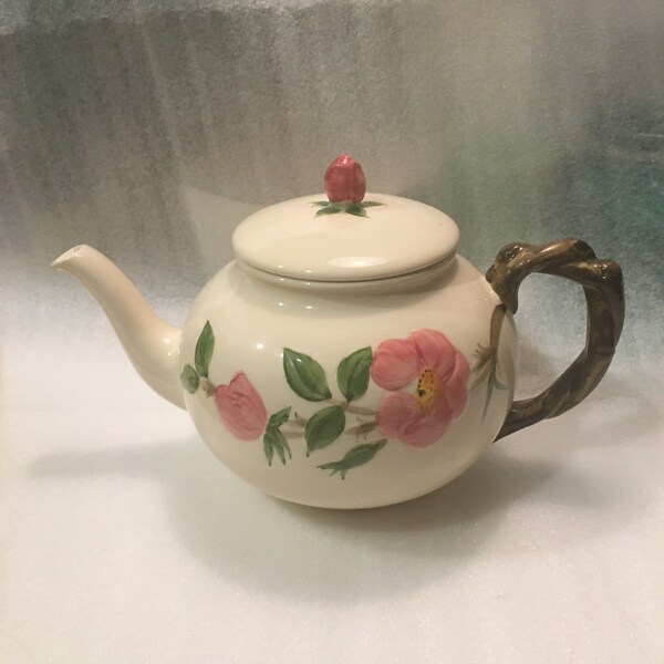 Rose Teapot Etsy