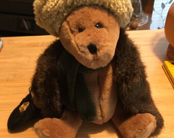 Boyd's Bears Archive Series Collection Plush Aunt Bessie Skidoo With Fur Coat Purse And Hat Vintage