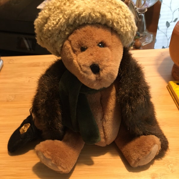 Boyd's Bears Archive Series Collection Plush Aunt Bessie Skidoo With Fur Coat Purse And Hat Vintage