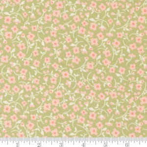 Meadow Small Floral Dainty Meadow Pear 31744 20 by My Sew Quilty Life from Moda by the yard