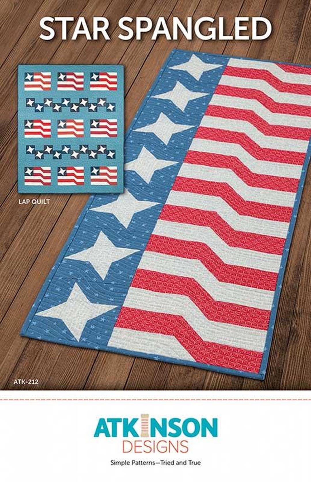 212 Pattern Star Spangled ATK-212 Pattern From Terry Atkinson by the Pattern - Etsy