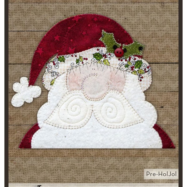 Holly Jolly Santa Precut Fused Applique from The Whole Country Caboodle