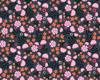 Not Scary Pumpkin Pie Grey NT26504 from Poppie Cotton by the yard