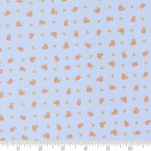 Peachy Keen Pixie Ditsy Light Blue 29175 14 by Corey Yoder from Moda by the yard