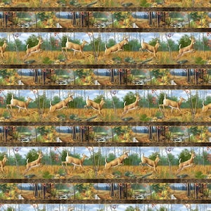 Forest Light Repeating Stripe Fabric 10153-274 from Wilmington by the yard