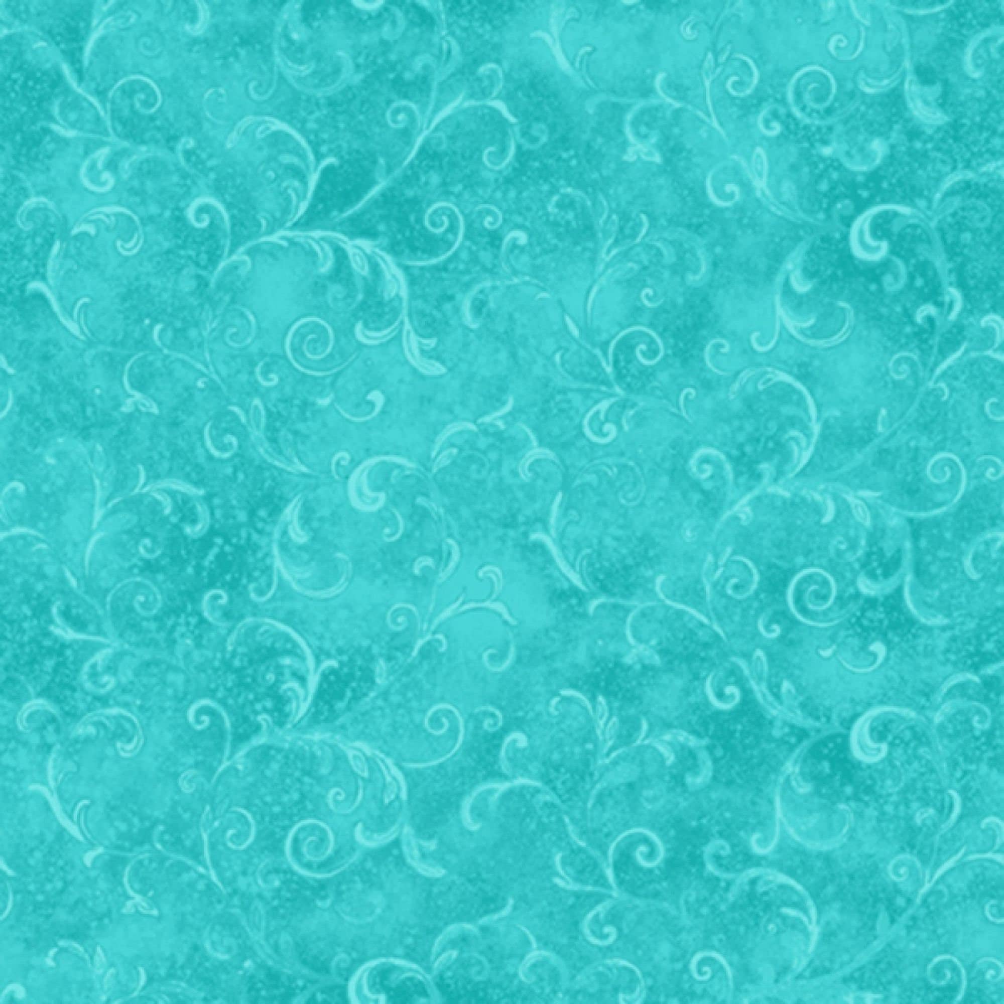 Essentials Teal Filigree Blender Fabric 42324447 from Etsy