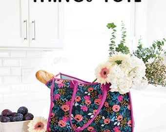 All the Things Tote Pattern KAT 113 from Knot and Thread Design by the pattern