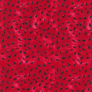 Watermelon Pits FRUIT-C1173 RED from Timeless Treasures by the yard