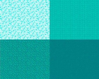 Mingle Jade 4 Patch Fabric 27278-Q from Quilting Treasures by the yard